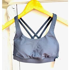 NWT Lululemon Energy Sports Bra Black Size 2 Medium Support
